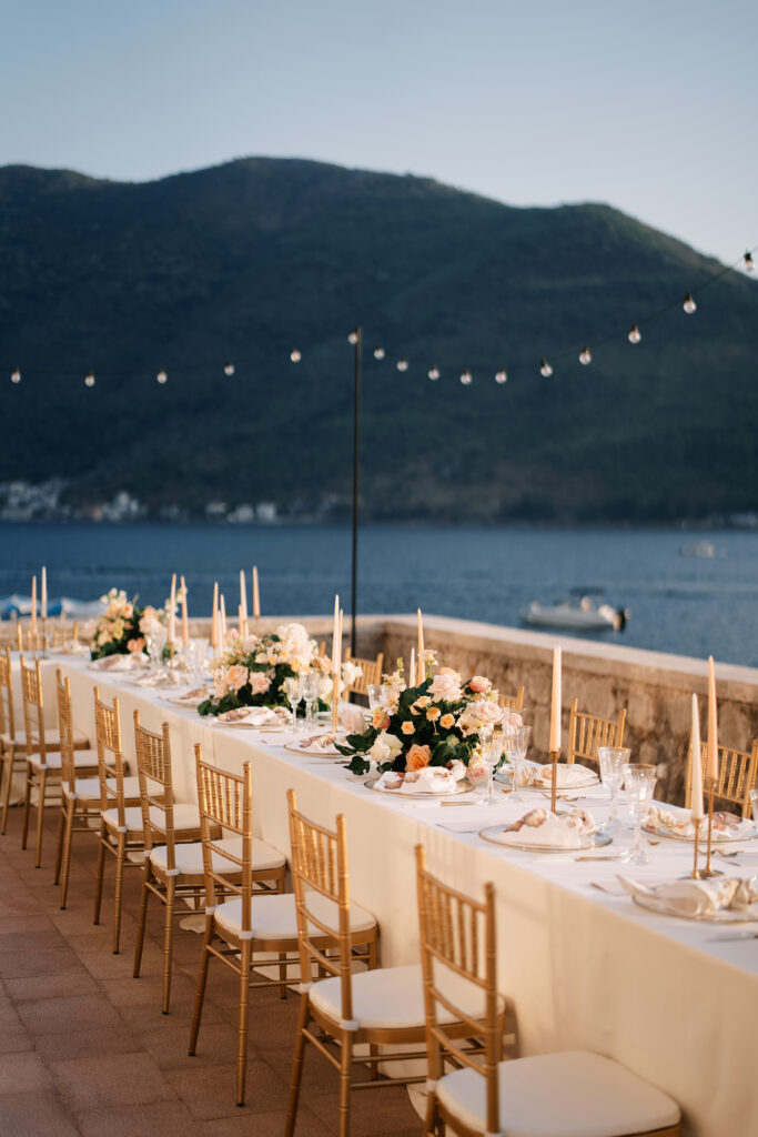 Hochzeitstisch Dekoration